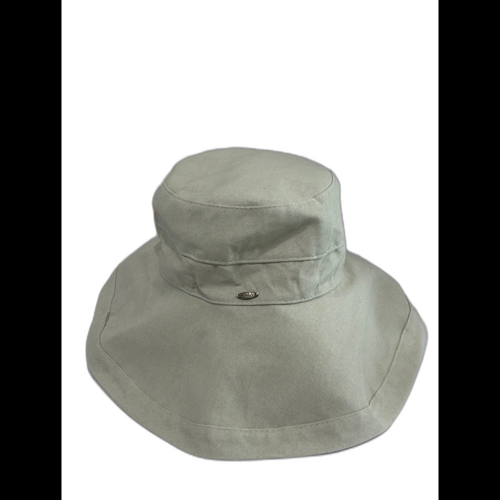 Scala Lanikai Women's Cotton Wide Brim Sun Hat USP 50+ (One Size) NWT.